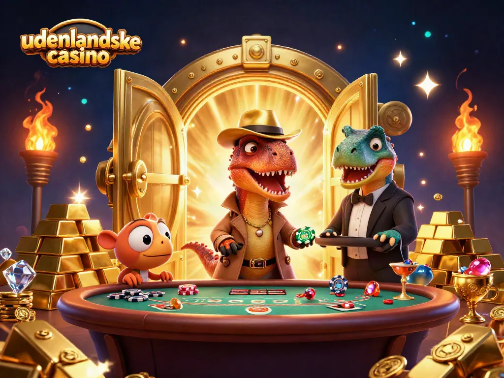 Engage in thrilling play at an udenlandske casino with vibrant characters and rich treasures.