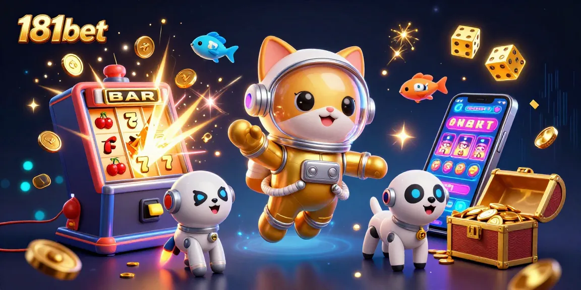 Experience thrilling jackpots at 181bet with immersive gaming visuals and vibrant casino elements.
