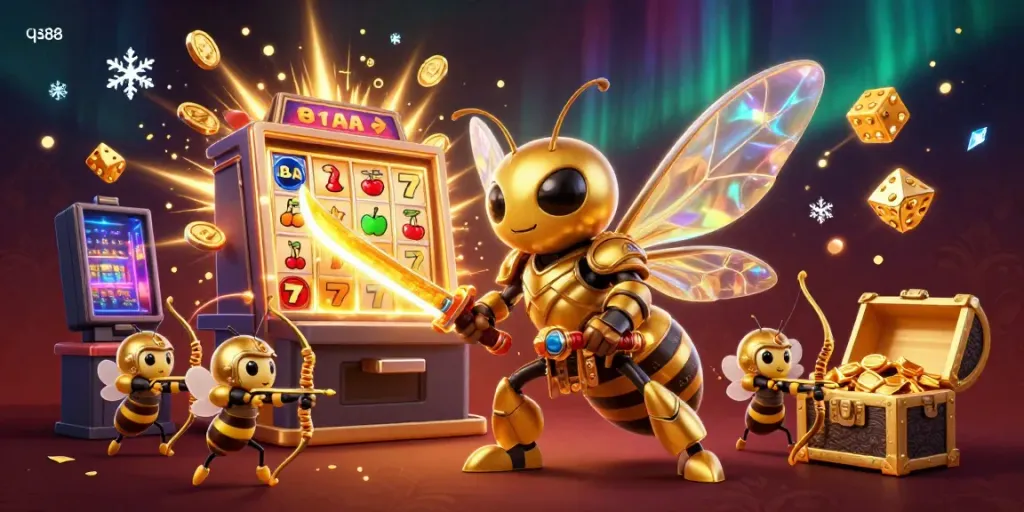 Experience the dynamic casino atmosphere at qs88 with immersive slot machines and vibrant gaming elements.