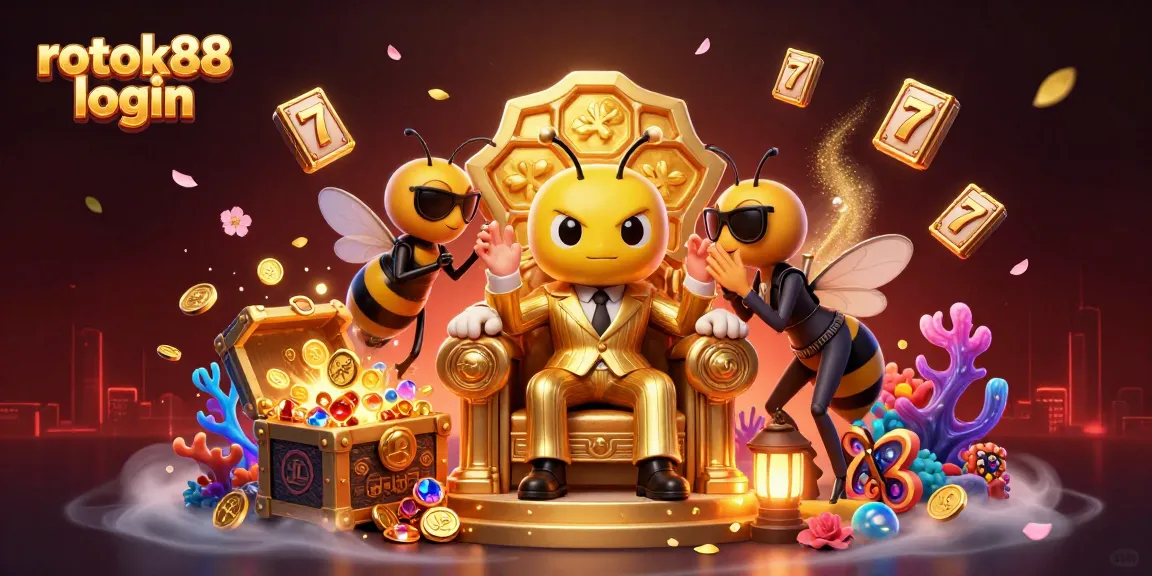 Experience the thrill of rokok88 login with engaging casino scenes filled with vibrant slot machines.