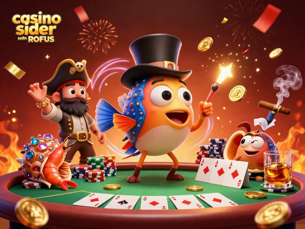 Attract golden coins at casino sider uden ROFUS with an anglerfish and pirate shrimp!
