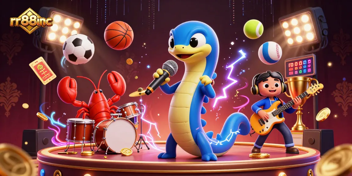 Experience the vibrant energy of rr88inc with a thrilling underwater casino scene featuring dynamic characters.