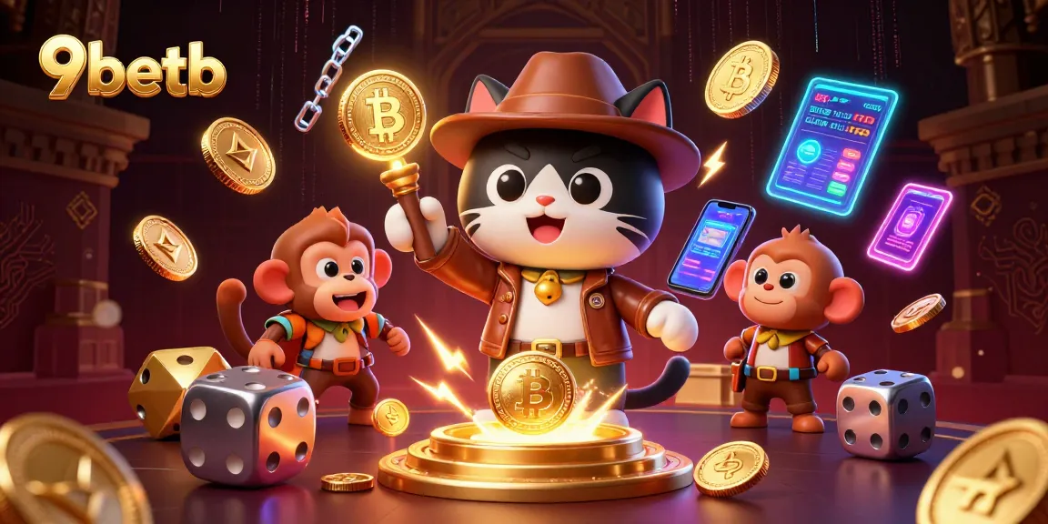 Engage in thrilling gaming adventures at 9betb with a rich blend of gold artifacts and crypto elements.
