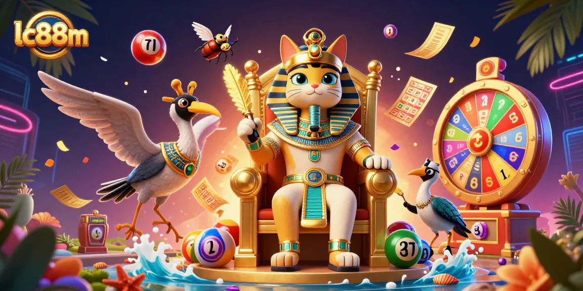 Engage in thrilling lottery games at lc88m with colorful bouncing balls and exciting prize elements.