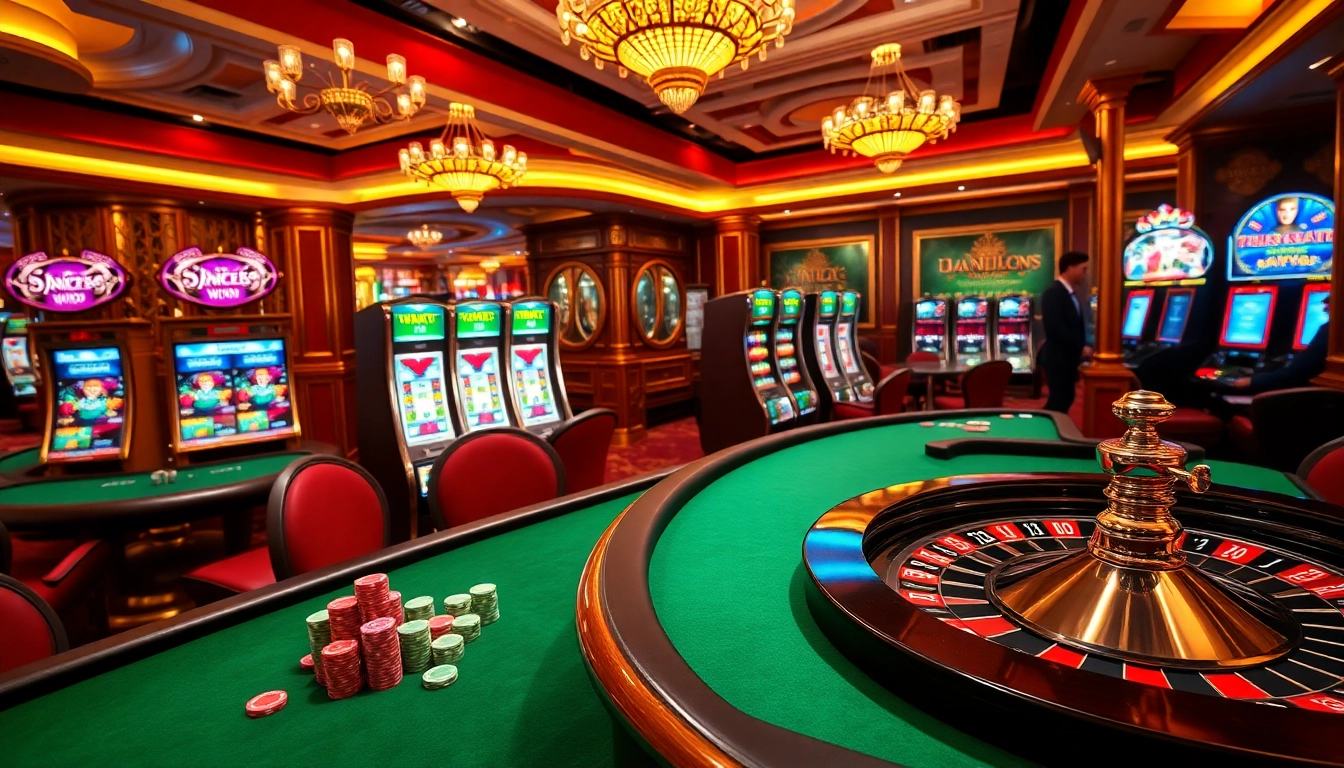 Engaging scene at https://f168.vision/ showcasing vibrant casino games and players immersed in action.