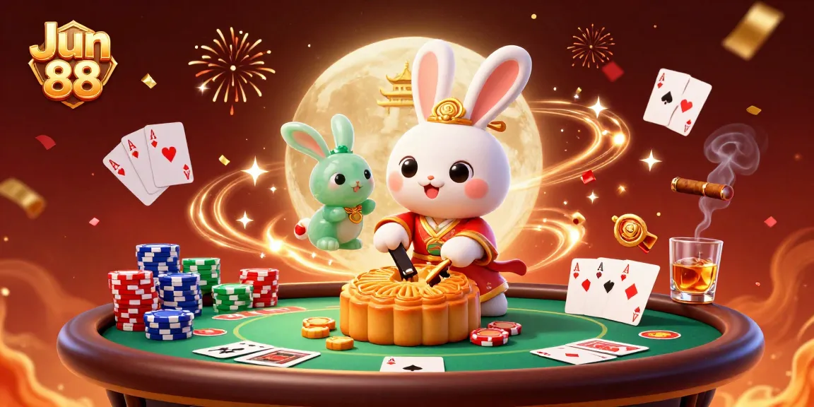 Experience thrilling gameplay at Jun 88 with vibrant poker action and festive elements.